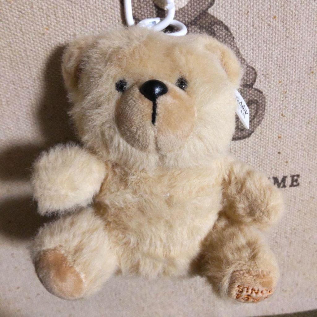[USED] TEDDY ISLAND Teddy Island Plush Keychain (Sitting)
