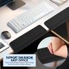 2Pcs Nonslip Desk Elbow Pad L Shape Ergonomic Desk Edge Cushion with Forearm and Wrist Support for Home Office Work Arm Rest