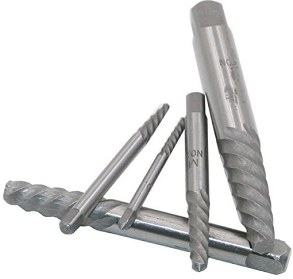 Broken Screw Hand Tool for Dedicated Screw Head Pullers 5-Piece Remover, Carpenters,