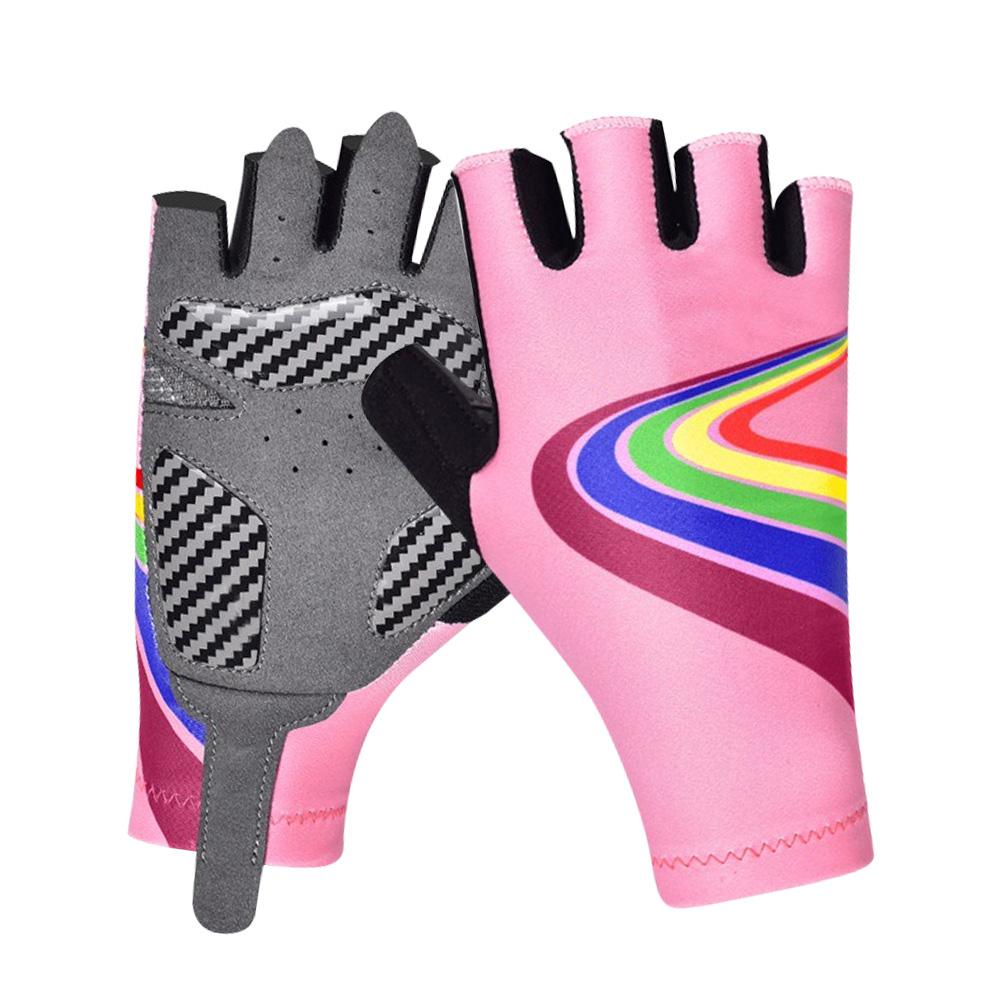 Outdoor Sport Children Bike Cycling Gloves Half Finger Silicone Pad Accessory for Kid S