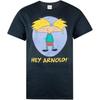 Nickelodeon Hey Arnold T-Shirt Adults Mens Womens Black Short Sleeve Top
