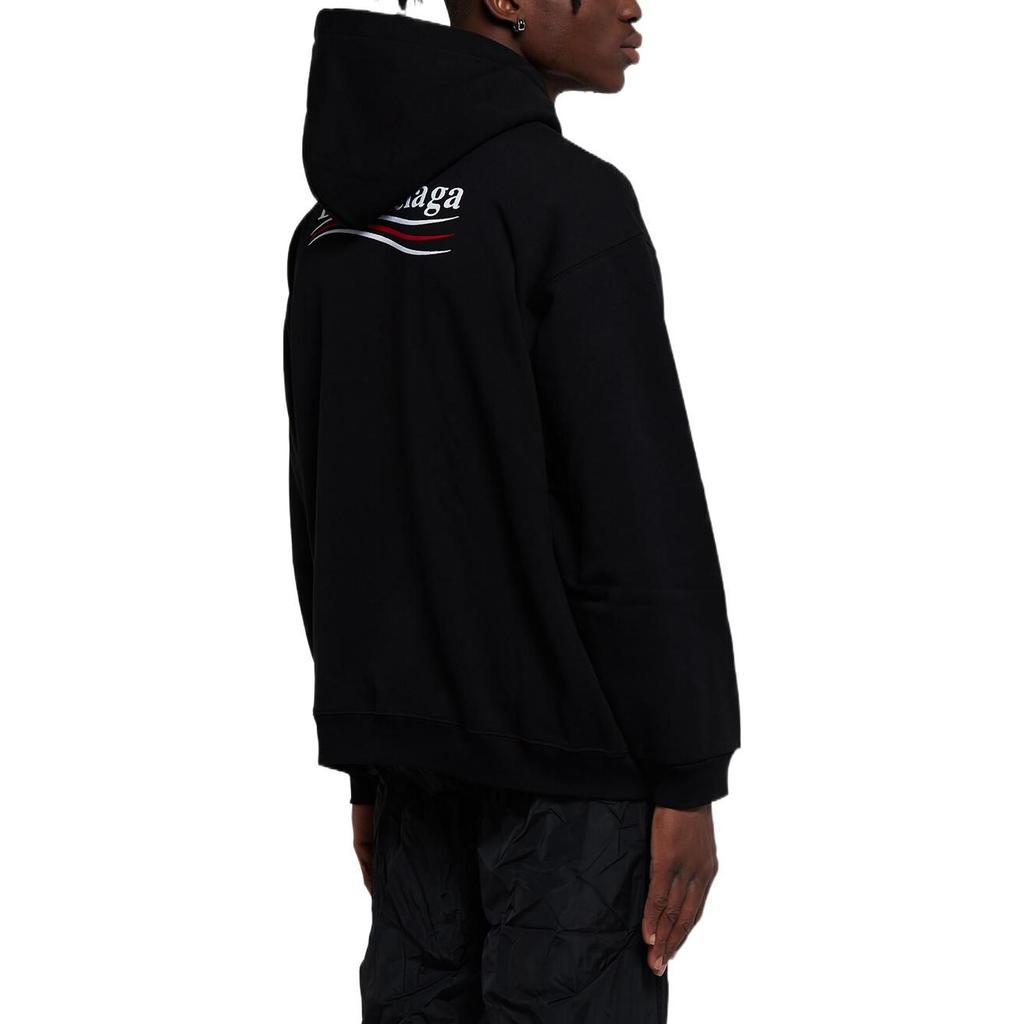 Balenciaga Political Campaign Logo Popover Hoodie 600583TKVI91070