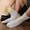 Men's Autumn and Winter Fleece and Thickened Warm Mid Calf Loose Fitting Socks