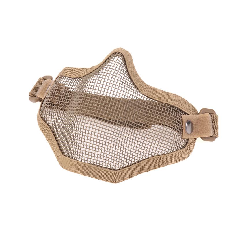 Airsoft Tactical Mask For Outdoor Hunting, Protective Mesh Mask, Bb Gun Shooting Accessories