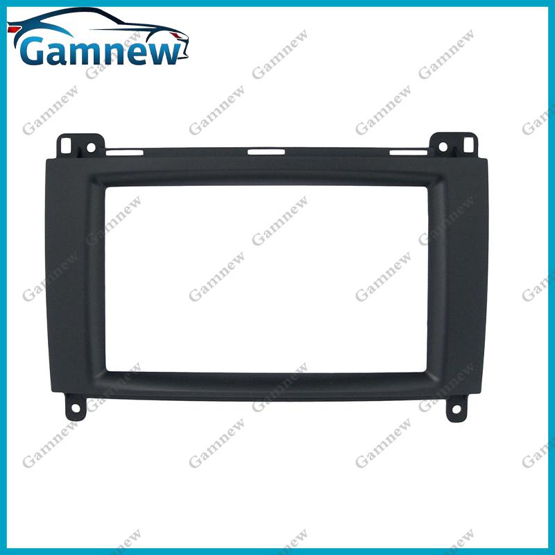7 inch 2DIN Car Fascia Radio Panel For BENZ B200 W169 W245 Vito Viano 2006+ Frame Kit Install Facia Face Plate