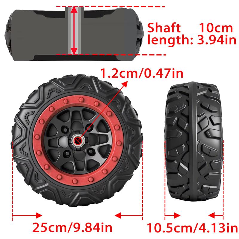 21CM/25CM/30CM,8/10/12collas Bērnu elektriskā automašīna EVA