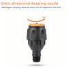 Garden Sprinkler 360° Rotation Watering System Adjustable Spray Nozzles For Garden Lawn Greenhouse Agriculture Plant Watering