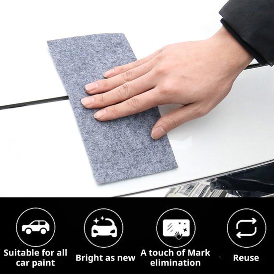 Odstraňovač škrábanců na autě Lešticí hadřík Snadná oprava laku Odstranění vodních skvrn Rychlý obnovovač povrchu pro všechna vozidla Opakovaně použitelný Efektivní nástroj pro péči o auto
