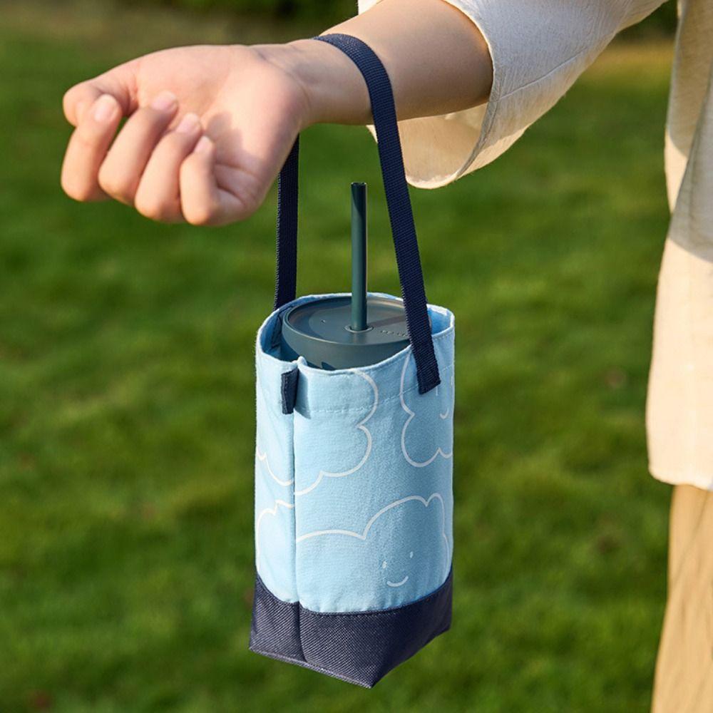 Printed Water Bottle Cover Water Bottle Holder Small Storage Bag Fashionable Crossbody Bag Hiking