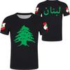 3D Print Lebanon Flag T Shirt For Men Women National Emblem Pattern T-Shirts Casual Fashion Short Sleeve O-Neck Street Loose Tee