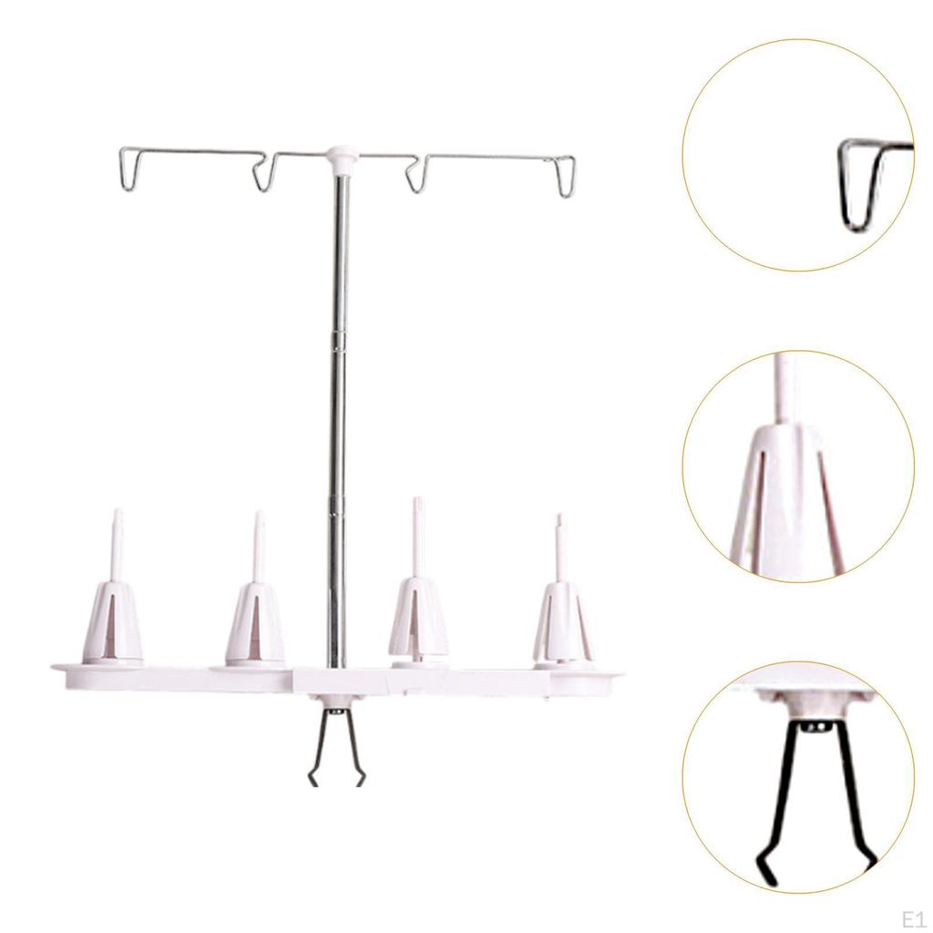 Thread Stand Adjustable Height Home Base Sewing Machine Accessories Lightweight Household
