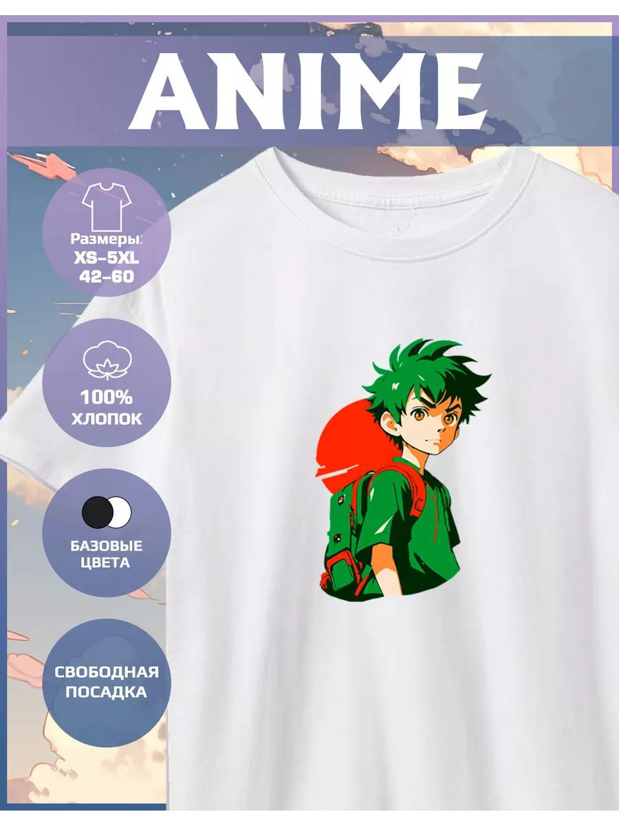Anime Print T-shirt S