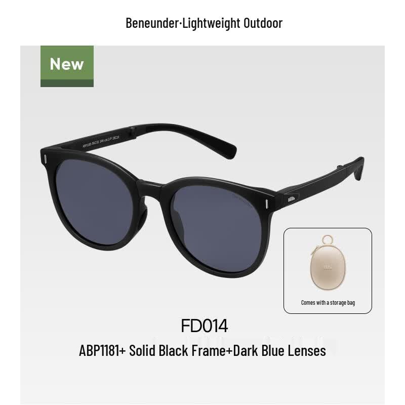 Jiaoxia Boston Frame Folding Sunglasses