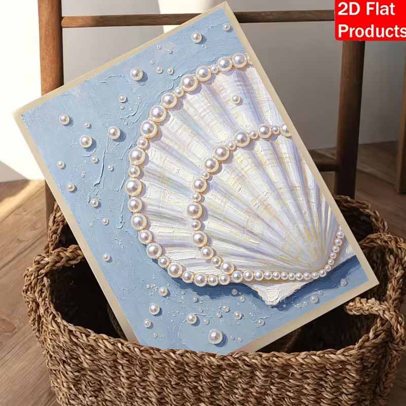 Pearl Painting Kit Seashells and Pearls DIY Home Decoration Painting