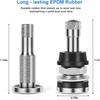 6-Pack TR416 Tire Valve Stems, High Pressure 200 PSI Tubeless Valve Stems, Brass Valve Stems, 1-1/2" Schrader Valve, Fits 0.453" & 0.625" Rim Holes