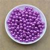 4 6 8 10 12MM mit Loch ABS Imitation Simulierte Perle Lose Perlen Perlen für Schmuckherstellung DIY Zubehör