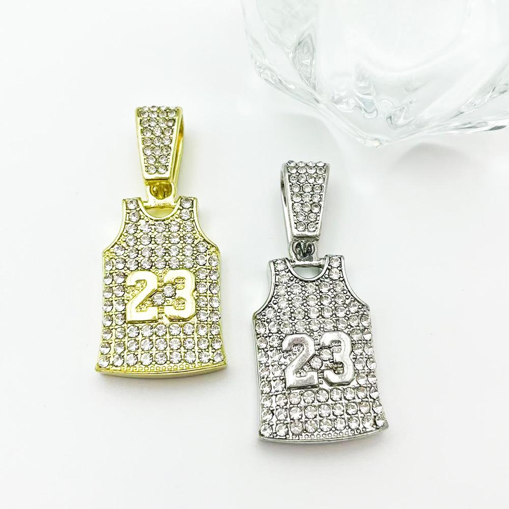 European-American Exaggerated Hip Hop Rhinestone Pendant Jewelry for Men & Women