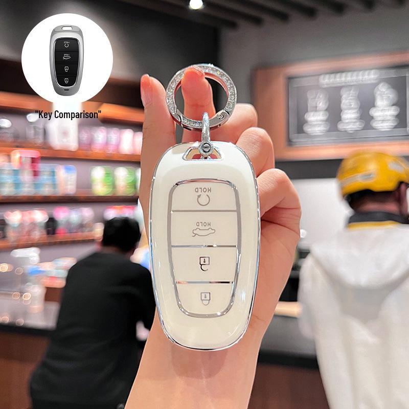 Beijing Hyundai Elantra Key Cover for Yuedong Shengda Mingtu Yixing iX35 - Car Protective Shell Bag