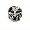 36pcs Antique Silver Bronze Gold Mixed Lion Head Loose Spacer Bead,Craft Supplies Charms Pendants for Jewelry Findings Making Accessory