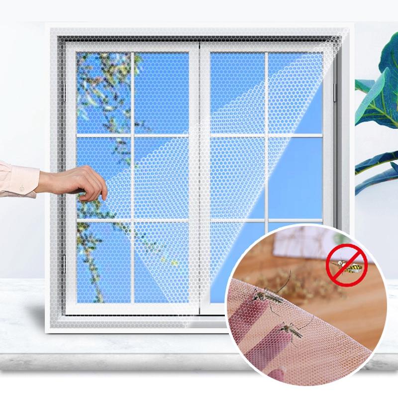 Anti-Mosquito Window Curtains Self-adhesive Mosquito Screen Window DIY Cutting Window Screen Patch Accessories