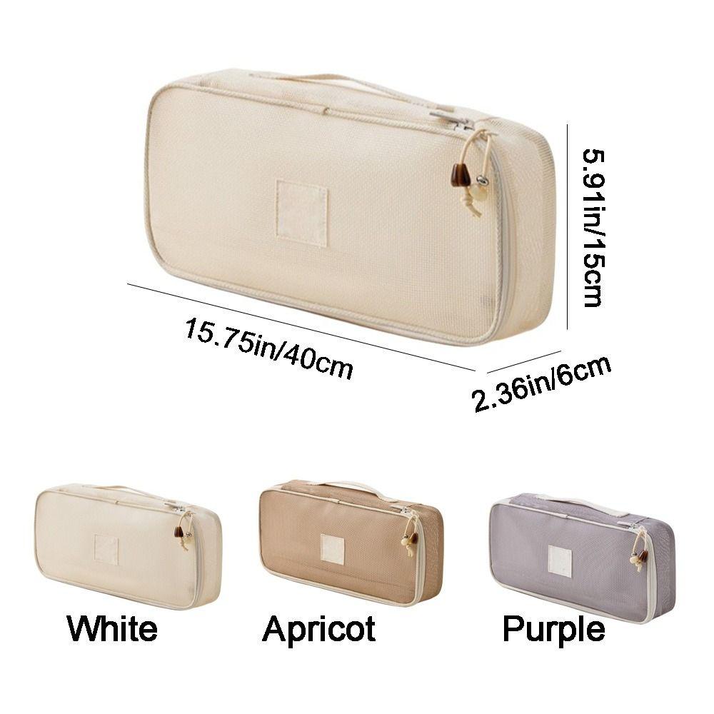Tragbare PVC-Föhntasche Staubdicht Große Kapazität Haarpflege-Koffer Wasserdicht Platzsparend Kosmetiktasche für Zuhause