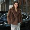Imitation fur autumn and winter new European and American fashion temperament artificial fur effect jacket artificial fur