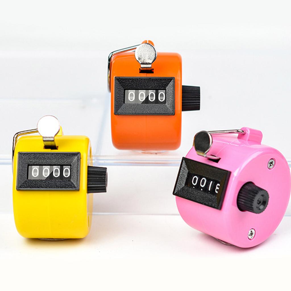 Handheld Tally Counter Ruční mechanické počítadla Clickers 4místné číslo Counter Clicker Pitch Counter pro koučování golfu
