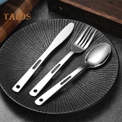 Stainless Steel Tableware Set Cutter Fork Spoon with Carrying Case BPA-Free Rust-Proof Reusable Flatware for Home School Outdoor Picnic