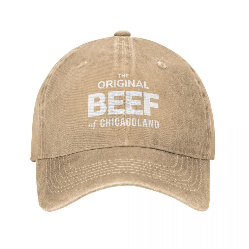 The Original Beef Of Chicagoland Baseball Caps for Men Women Distressed Washed Snapback Cap The Bear Tv Show Golf Hats Cap