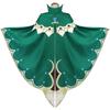 Genshin Impact Cosplay Game Anime Project Venti Cosplay Costumes Women's Cloak Top Shorts Belt Socks Tie Full Set