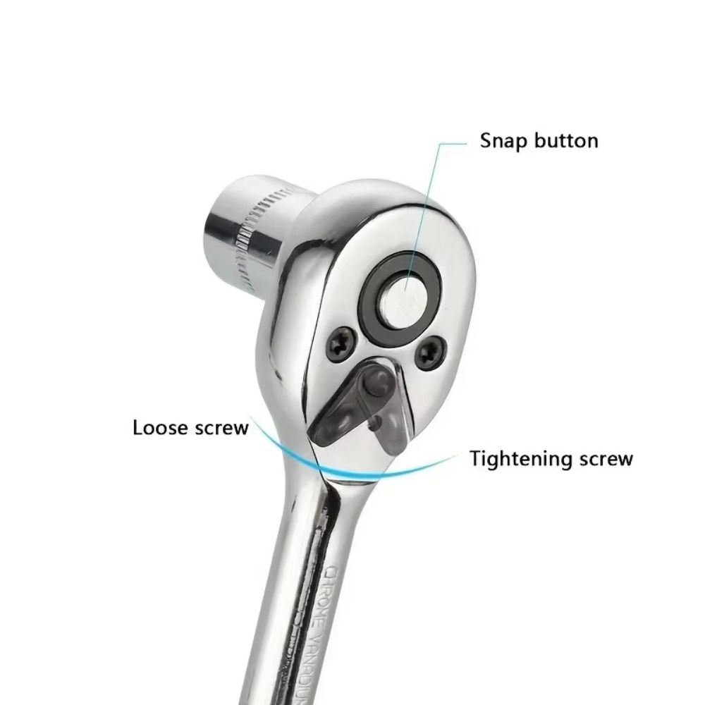 Strong Toughness Ratchet Wrench Set Wear-resistant Screwdriver Socket Nut Set Mechanic Use