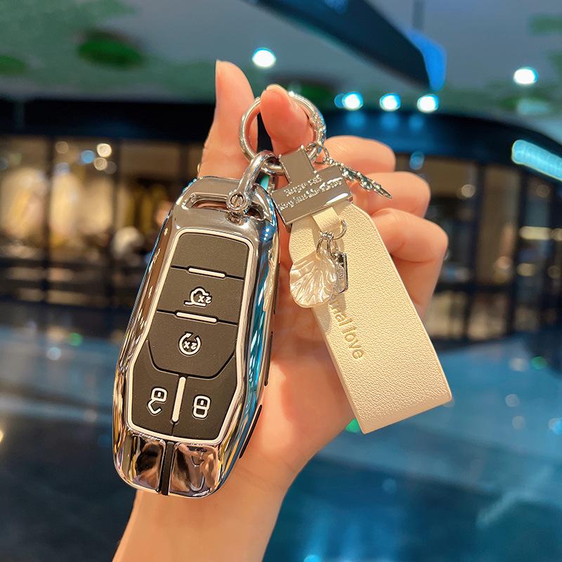 High-End Cobra Metal Key Case for 15-17 Ford Mustang