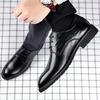 Spring New Men's Business Casual Leather Shoes Genuine Leather Dress Pointed Middle Men's Shoes Trade Single Shoes Shoes