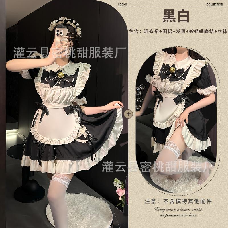 Sexy lingerie sexy slim cos lolita dress cosplay sweet apron elegant maid uniform