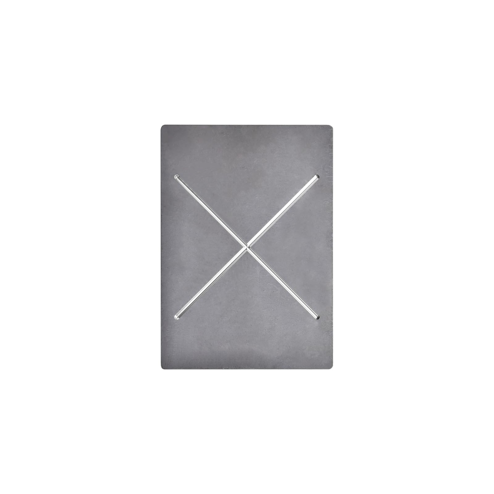

NISHIWAKI Iron S size cross groove for A5 A5 size x (Nishiwaki) Plate, (with trivet), size, 6.0mm thick, (210mm 148mm) чёрный