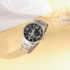 Fashion Business Men'S Watch Calendar Watch Men'S Steel Strap Watch Business Bracelet Set