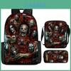 Slipknot 3-teiliges Rucksack Umhängetasche Federmäppchen Set Oxford-Gewebe für Schulbedarf
