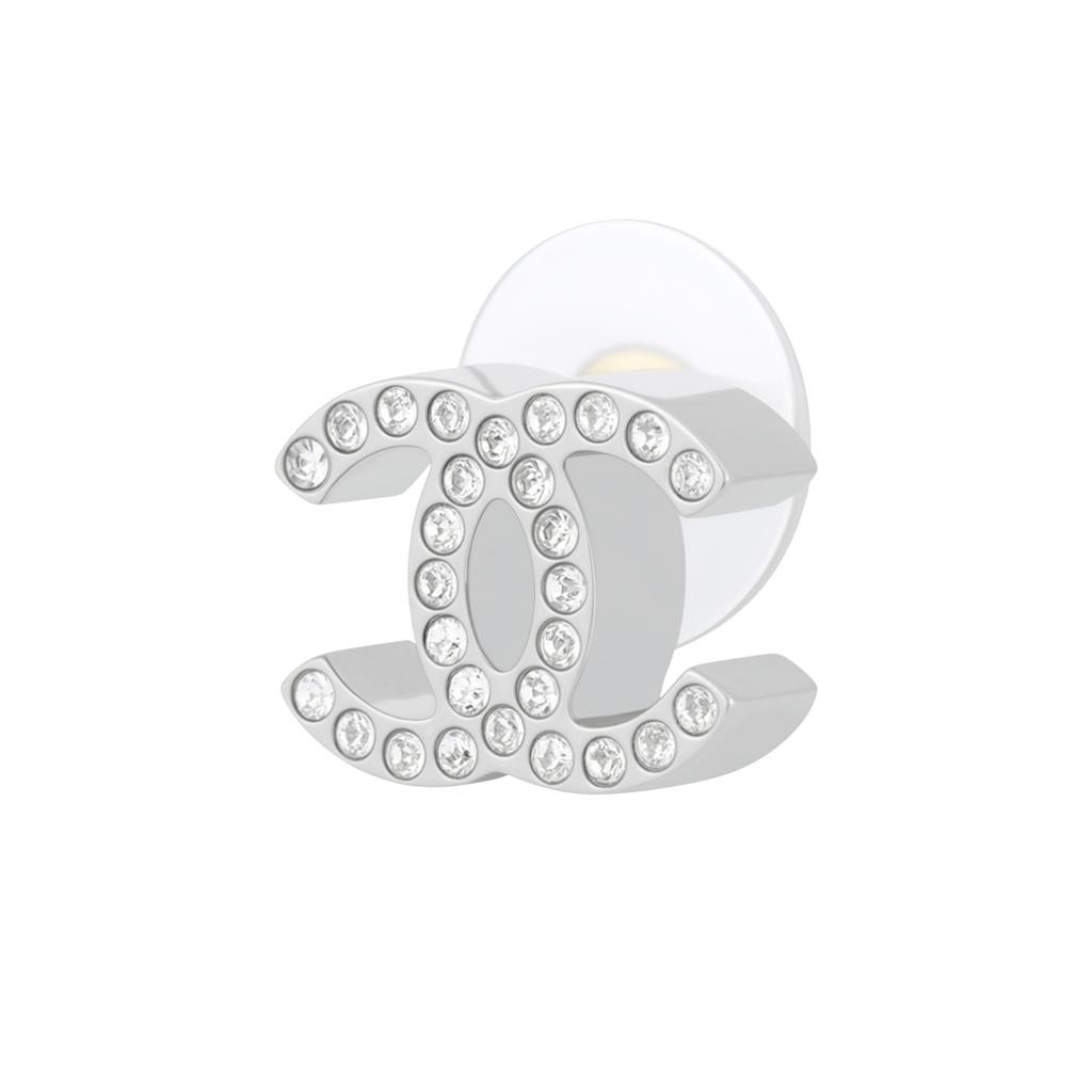 Chanel 25C Early Spring Embellished Earrings Women earrings Silver ABE835-B15391-NADCW