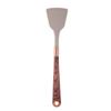 12-Piece Silicone Wood-Grain Non-Stick Cookware Set with Heat-Resistant Spatula and Spoon