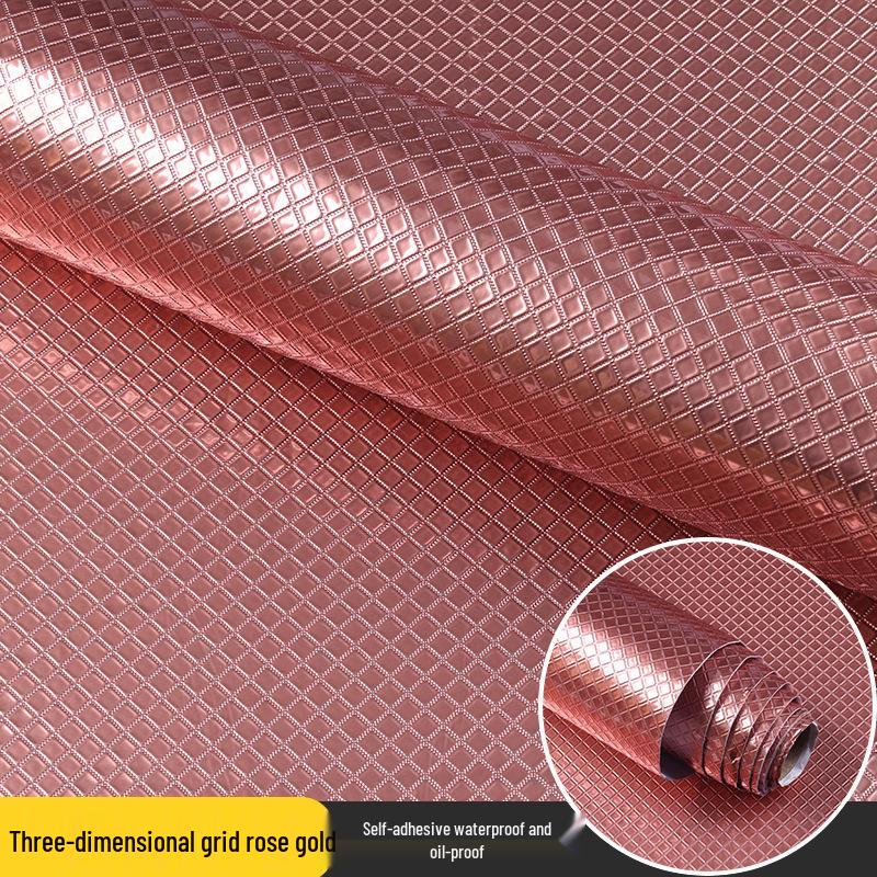 Waterproof Fireproof Oil-Proof Aluminum Tile Sticker for Kitchen Surfaces