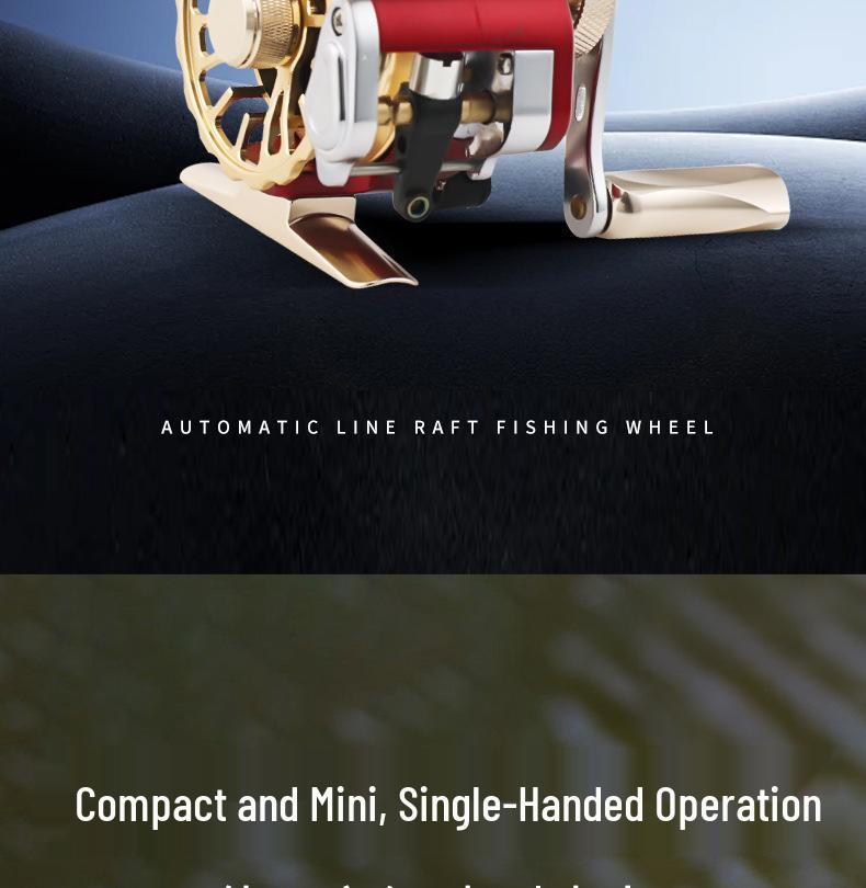 Kemeilong Red Devil 50: Ice & Raft Fishing Reel with Front Drag & Micro Jigging Capability