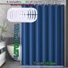 Pokročilá námořnická modrá jednoduchá moderní velmi jednoduchá jednobarevná koupelnový sprchový závěs koupelnový dělící závěs Vodotěsný PEVA mater