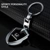 Car Accessories 3D Metal Key Rings Car Logo Emblems Keychain for Honda Civic Accord CRV HRV Fit Jazz City Odyssey Jade Vezel UQ8