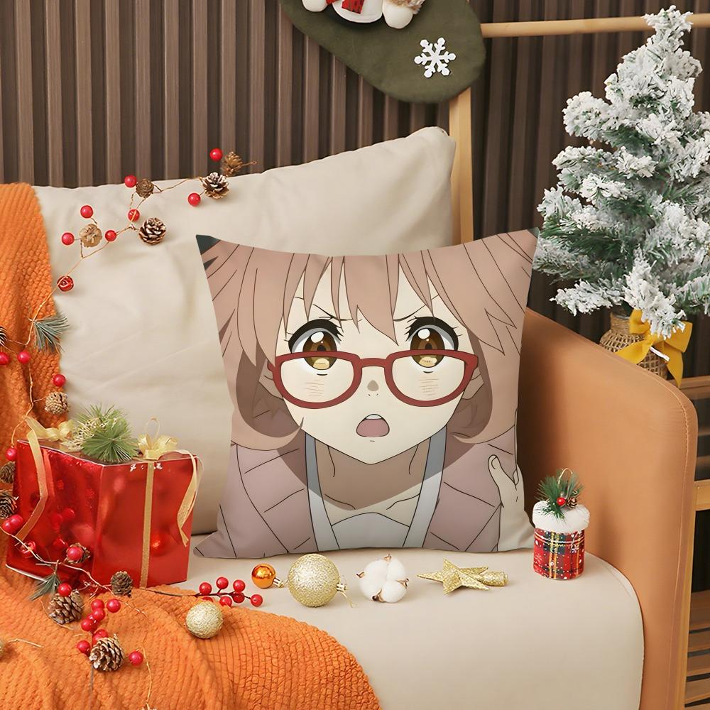 B-Beyond The Boundary Beautiful Girls Pillow Case Printing Pillowcase Living Room Sofa Cushion Cover Bedroom Room Decor