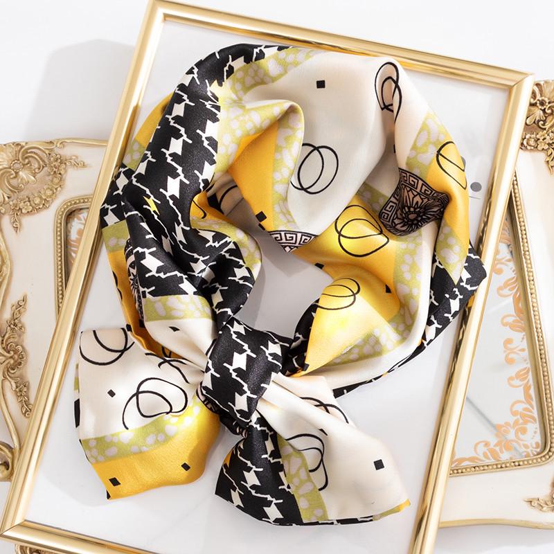Korean Style Versatile Long Silk Ribbon Scarf