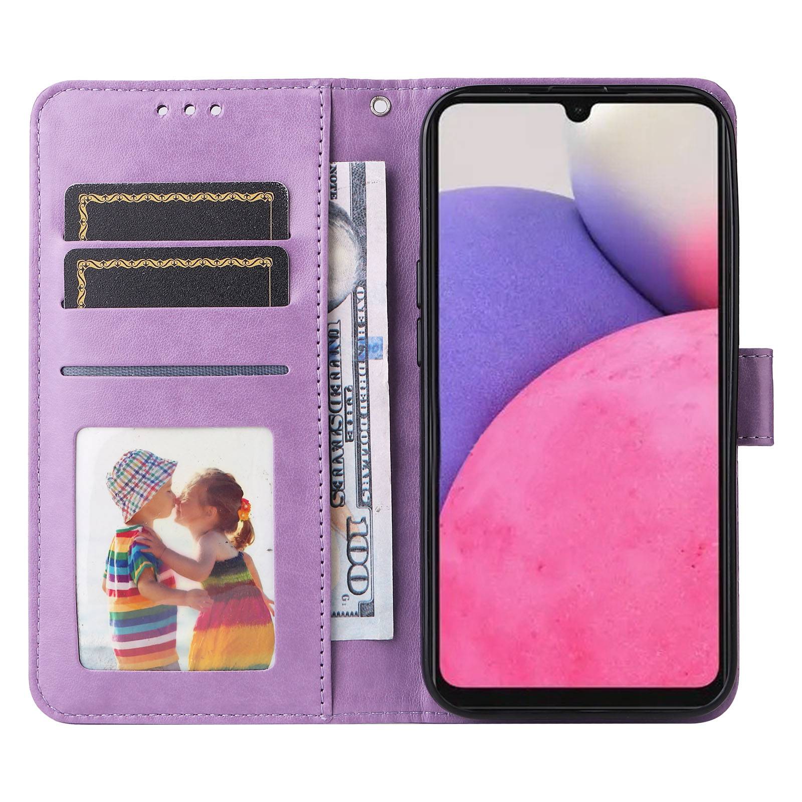 Purple PU Leather