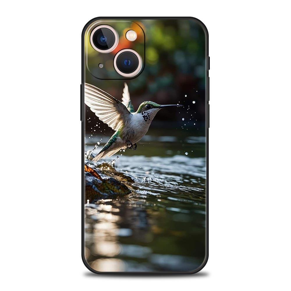 Hummingbird Phone Case For iPhone 16e 15 14 13 12 11 Pro Max XS X XR SE 7 8 Plus Shell iPhone 16 Soft TPU Cover
