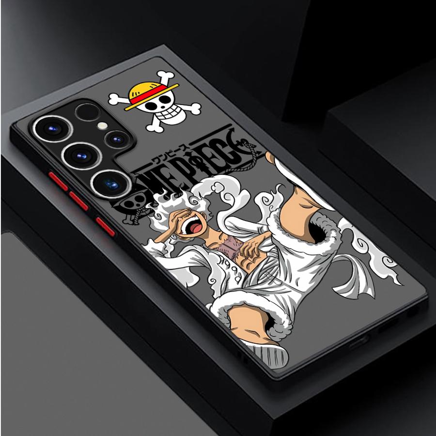 Etui Luffy Cool z One Piece do Samsung Galaxy S24 Plus Note 20 Ultra 10+ S25 Ultra S20 FE S22 S21 S26 S23 FE Funda Tył Telefonu