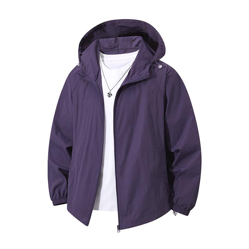 Giacca Invernale da Uomo Taglie Forti Multicolore Leggera Imbottita in Cotone con Cappuccio Staccabile