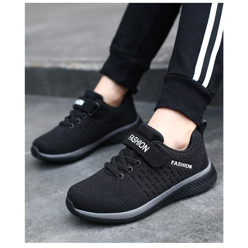 Autumn Mesh Kids Running Shoes Lightweight Breathable Outdoor Sneakers Boys Girls Athletic Footwear